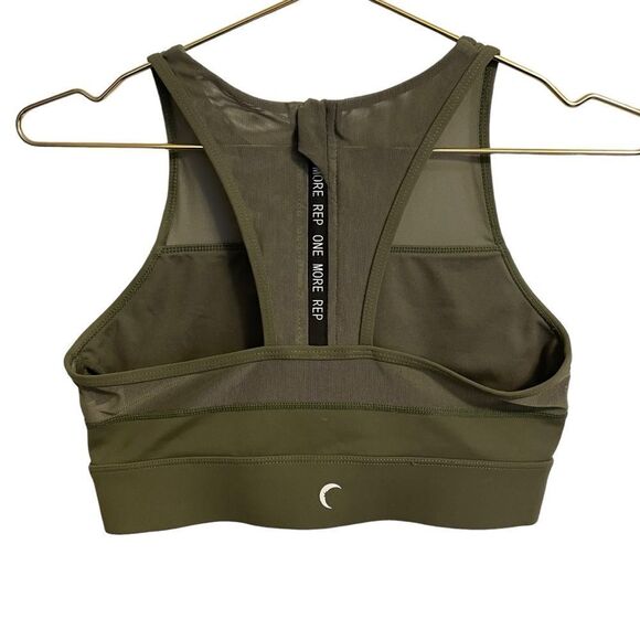 Zyia Active Olive Green Sports Bra MED - Picture 2 of 7